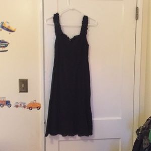Cute black tank dress!